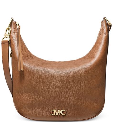 Michael Kors Izzy Large Leather Shoulder Bag .